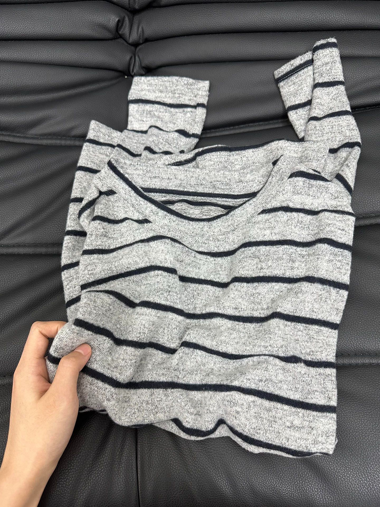 Women's Color Block Striped Long Sleeve T-Shirt Casual Commute Top - Image 3